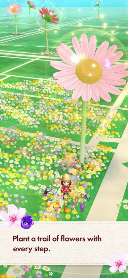 Pikmin Bloom screenshot from its App Store listing