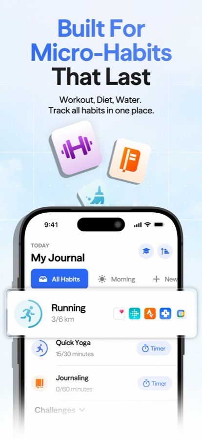 Habitify screenshot from its App Store listing