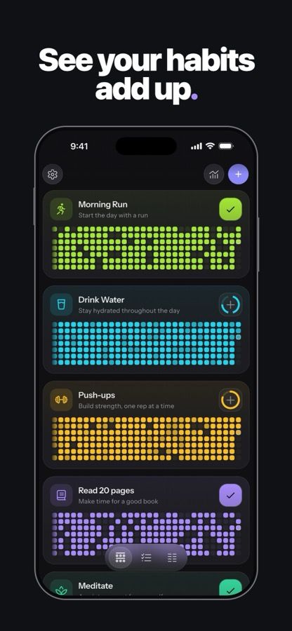 HabitKit screenshot from its App Store listing