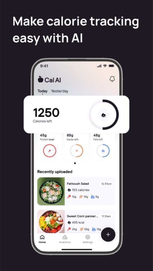 Cal AI screenshot from its App Store listing