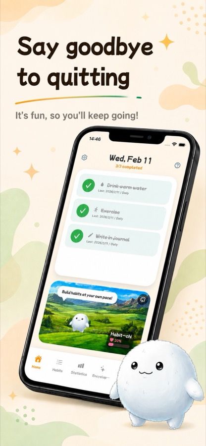 Habit-chi screenshot from its App Store listing