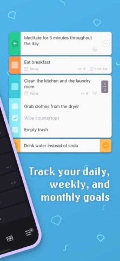 Habitica screenshot from its App Store listing