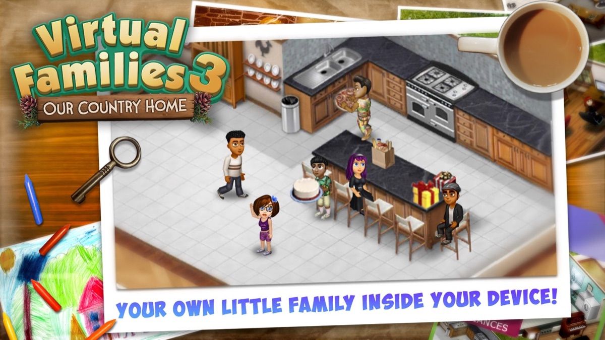 Virtual Families 3 screenshot from its App Store listing