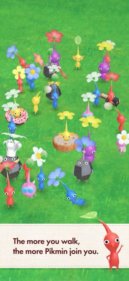 Pikmin Bloom screenshot from its App Store listing